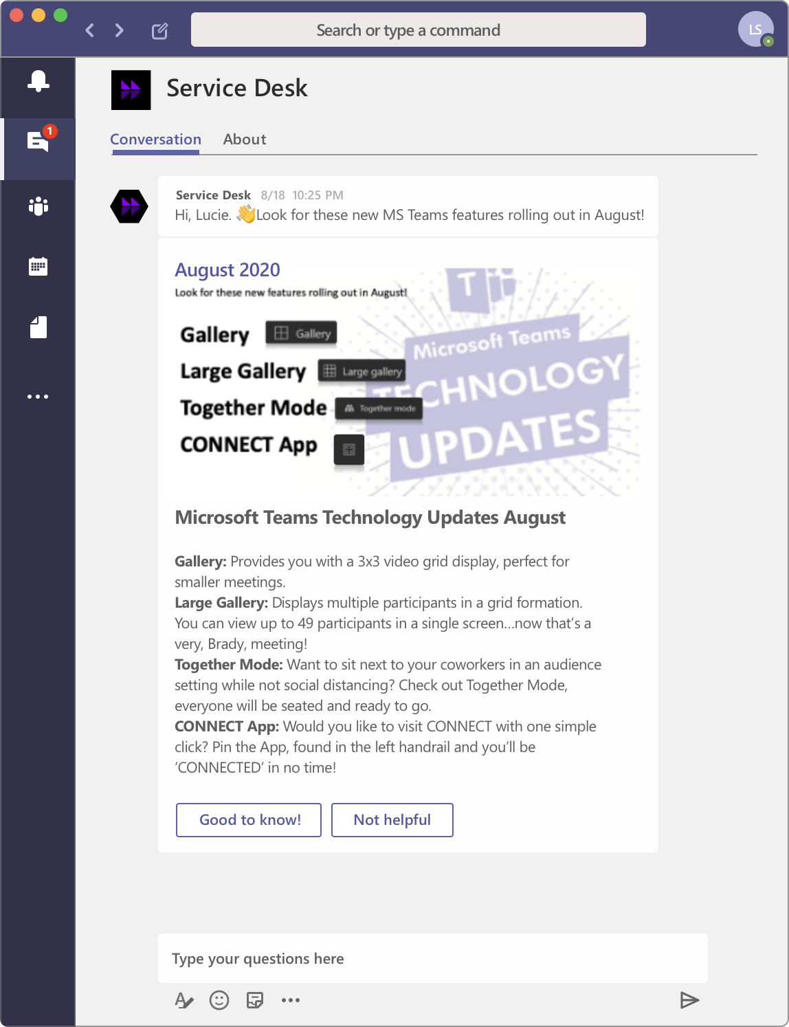 one-stop shop for instant answers